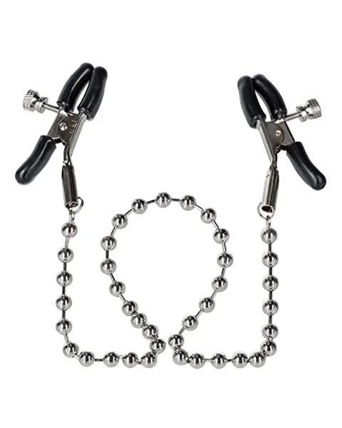 Silver Beaded Nipple Clamps