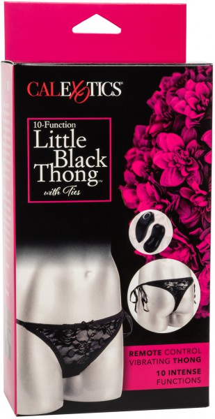 Little Black Thong Vibrating Panties