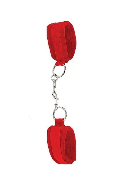 Ouch Velcro Cuffs For Hand And Ankles Red