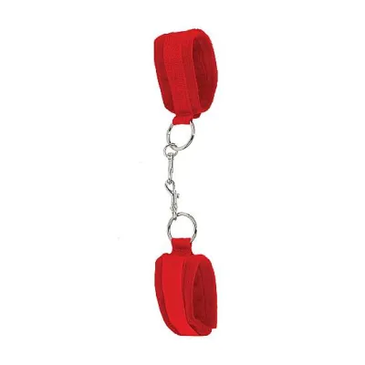 Ouch Velcro Cuffs For Hand And Ankles Red