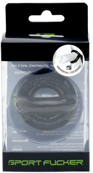 Sport Fucker Universal Cockring Black