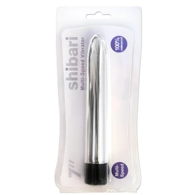 Shibari Vibe Multi Speed 7in Silver