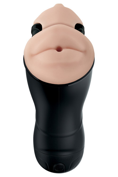 Pipedream Lifelike Dual Entry Vibrating Masturbator