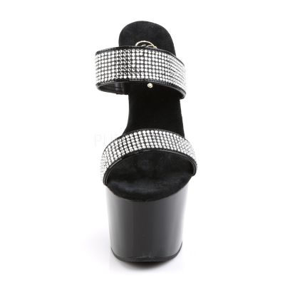 ADORE 702 2 7 Stiletto Heel Two Band PF Slide W RS