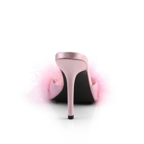 4 inches Heel Marabou Slipper — image 16 of 16