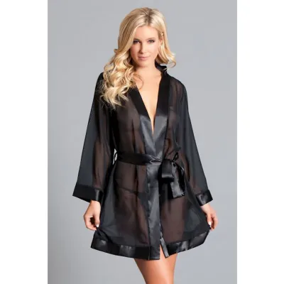 Aurora Robe Black L
