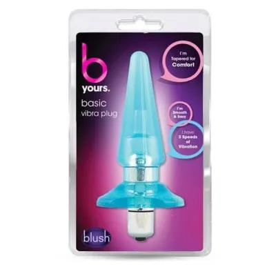 Sassy Vibra Plug Blue