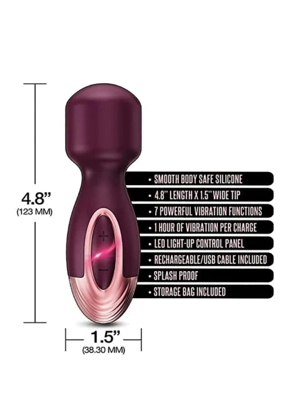 Zola Rechargeable Silicone Mini Wand