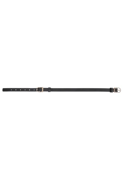 Sex & Mischief Double Buckle Day Collar By Sportsheets - Black & Gold