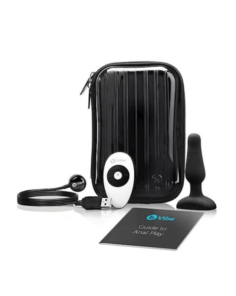 B-vibe Novice Plug - Black - 4 Inch