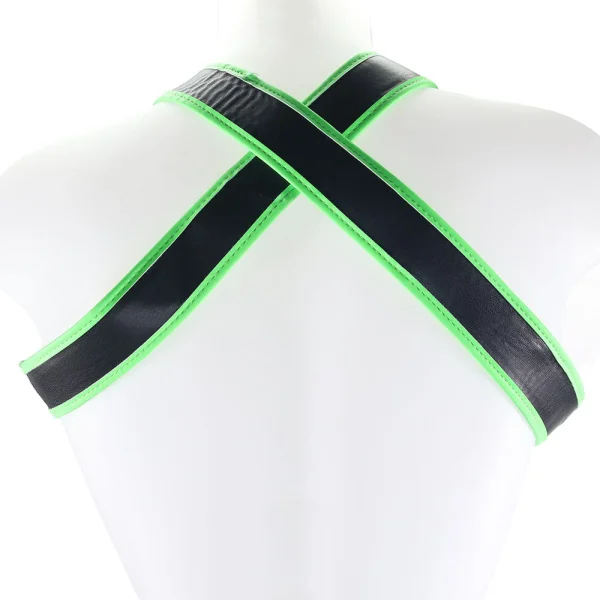 Ouch! Glow in the Dark Buckle Bulldog Harness