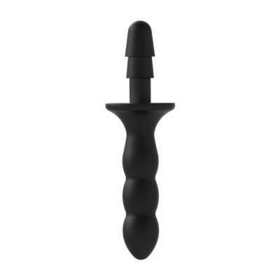 Black Handle Male Butt Plug