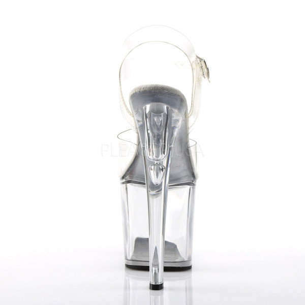 TABOO-708 - 7 1/2" Stiletto Heel Ankle Strap PF Sandal — image 4 of 8