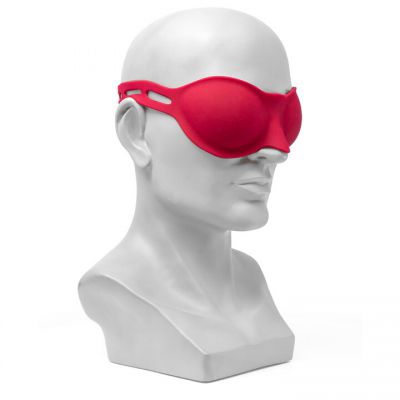 Bondara Don t Peep Red Silicone Blindfold