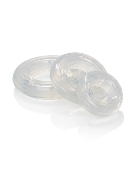 Premium Silicone Ring Set - Clear