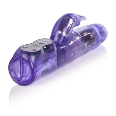Advanced Waterproof Jack Rabbit 3 Rows Purple Vibrator