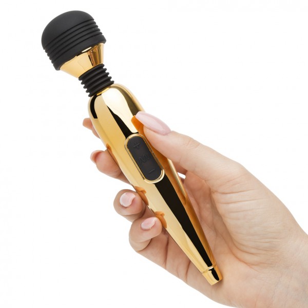 Lovehoney Deluxe Rechargeable Mini Gold Massage Wand Vibrator — image 5 of 12
