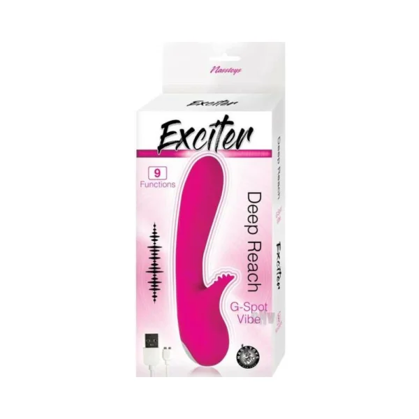 Exciter Deep Reach G-spot Vibe Pink