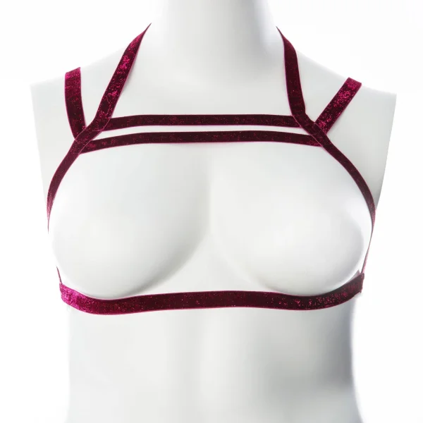 Gender Fluid Sugar Coated Harness - Large-xxlarge  - Raspberry
