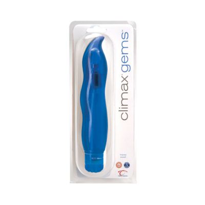 Climax Gems Topaz Swell Blue Vibrator