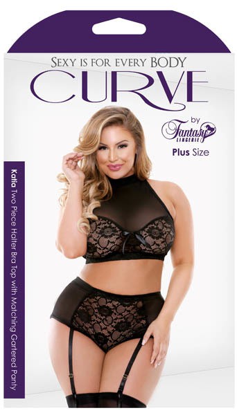 Top/Matching Gartered Panty 1X/2X