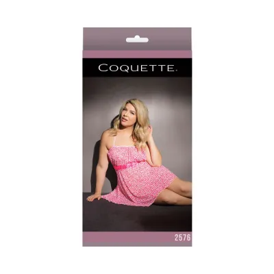 Baby Doll Pink white Xl