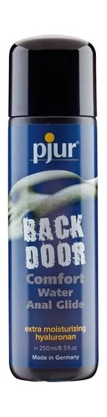 Lubricants: Pjur Back Door Comfort Glide 250ml.