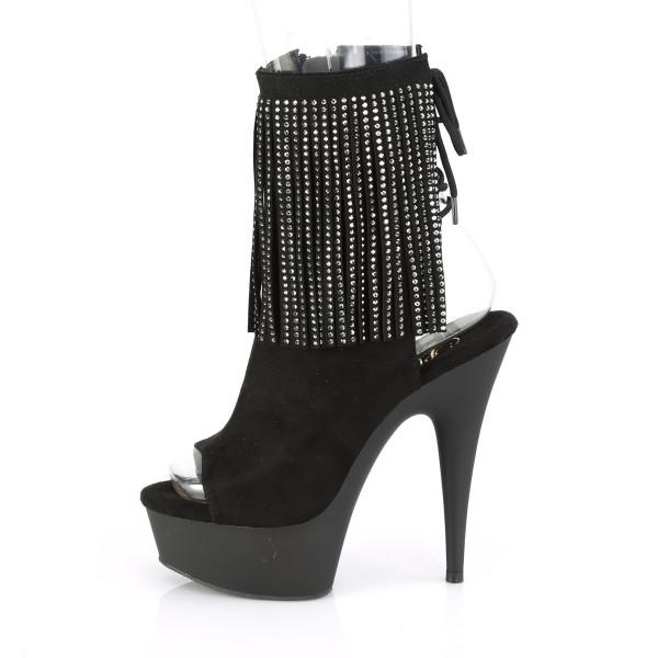 *6 inches Heel, 1 3/4 inches PF Open Toe/Heel Ankle Boot, Side Zip — image 7 of 25