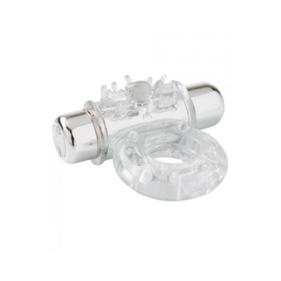 Sensuelle Bullet Ring 7 Function Cockring Clear