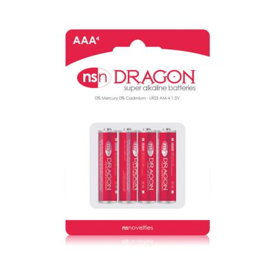 Dragon Alkaline Batteries Size AAA 4 Pack