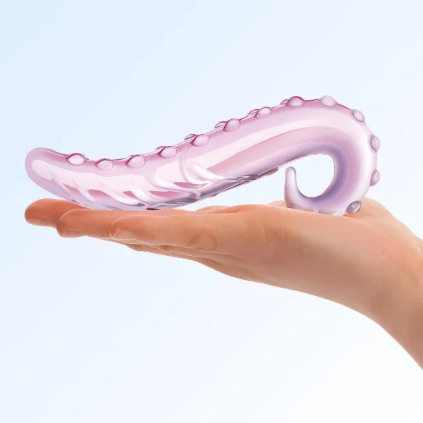 Gläs Lick-it Glass Dildo - Pink