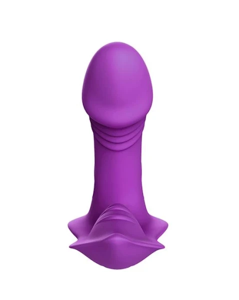Manta Panty Vibrator - Purple - 3.7 Inch