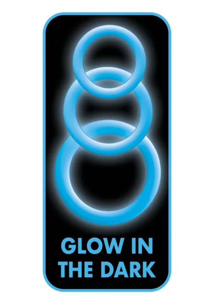 Enhancers Glow In The Dark Cock Ring Set