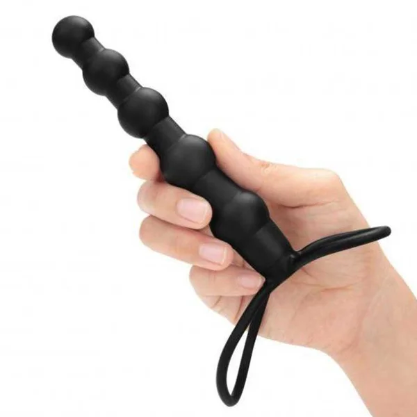 Mojo Bumpy Black Silicone Double Penetration Cock Ring — image 5 of 7
