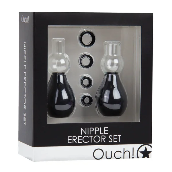 Shots Ouch Nipple Erector Set – Black — image 3 of 4