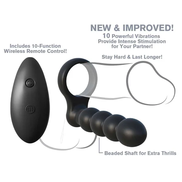 Remote Control Double Penetrator Vibrating Cock Ring by Fantasy C-Ringz — image 10 of 12