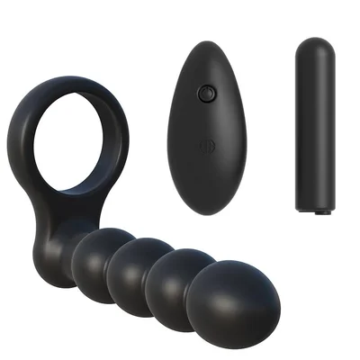 Remote Control Double Penetrator Vibrating Cock Ring by Fantasy C Ringz