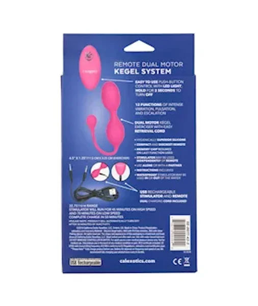 Remote Dual Silicone Motor Kegel System - Pink — image 16 of 16