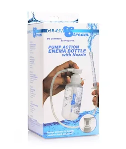 Pump Action Enema Bottle With Nozzle - Clear — image 7 of 10