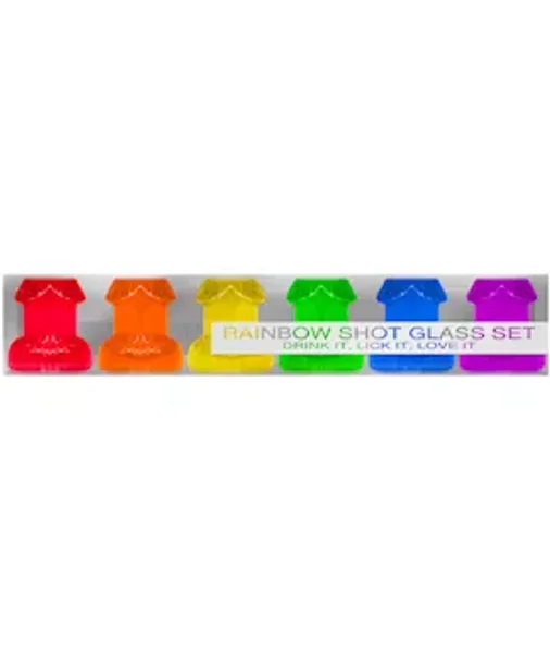 Rainbow Shot Glass Set - Multi — image 2 of 2