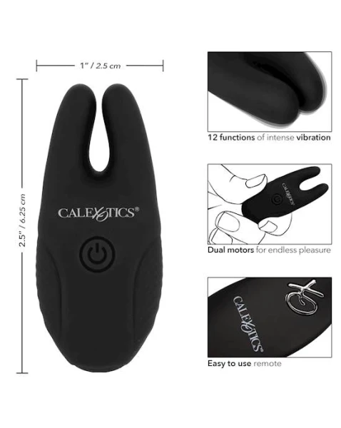 Silicone Remote Nipple Clamps - Black