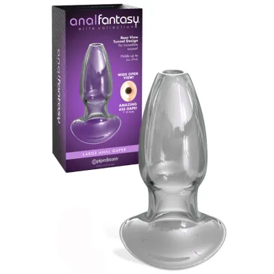 Pipedream Open Ended 4 25 Glass Butt Plug