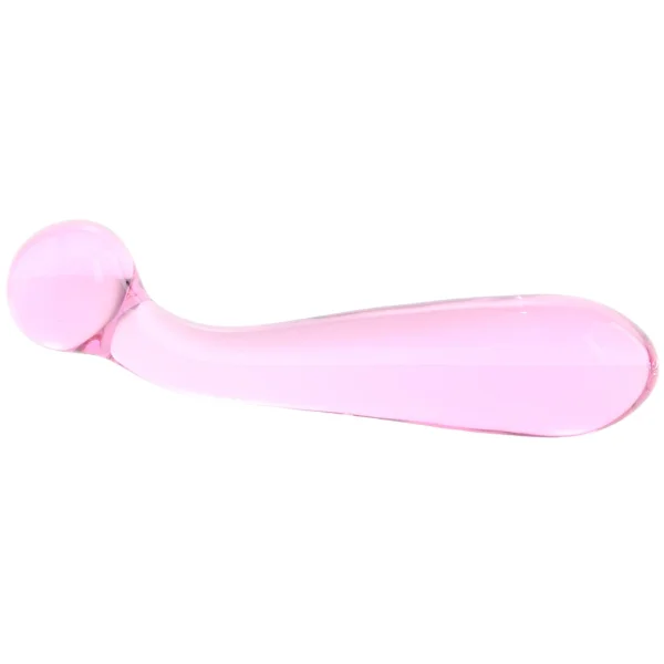 Crystal Glass G-Spot Wand by NS Novelties - Pink