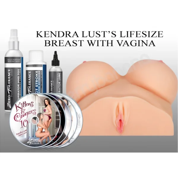Kendra Lust - Life Size Breast Stroker with Vagina