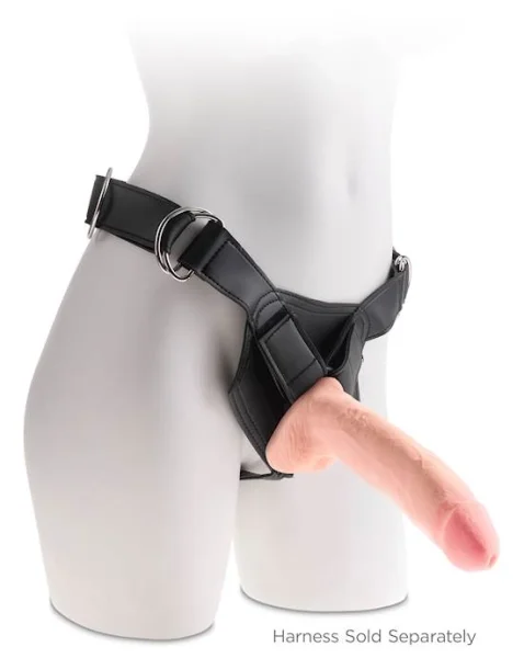 King Cock Plus 10 Inch Triple Density Cock With Balls - Flesh - 10 Inch