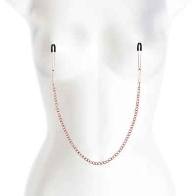Bound DC3 Tweezer Nipple Clamps with Chain