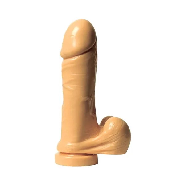Lifeforms 8in Big Boy W/balls/suct (wht)