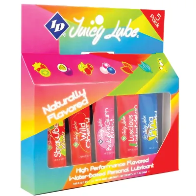 ID Juicy Lube 12g Assorted 5 PACK OF 2