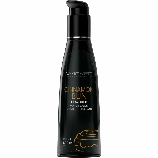 Wicked Aqua Cinnamon Bun Water Based Personal Lubricant 4 fl oz