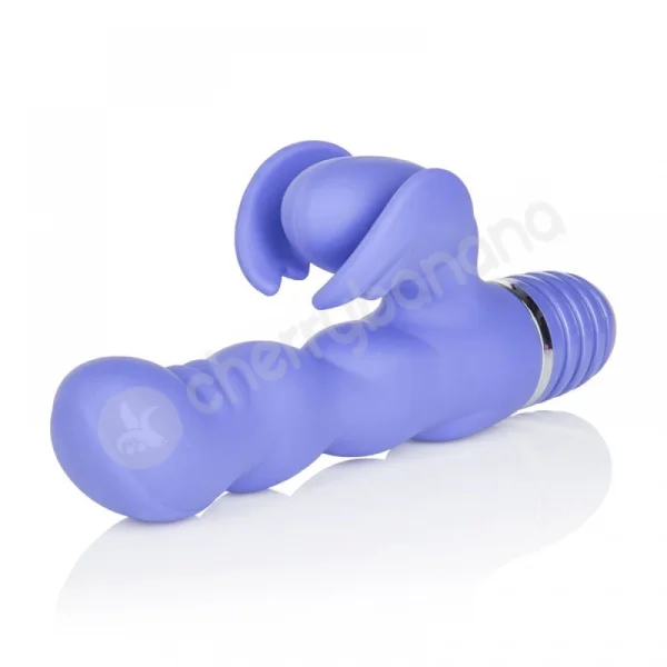 Silicone Bendies Fluttering 'G' Purple Vibrator